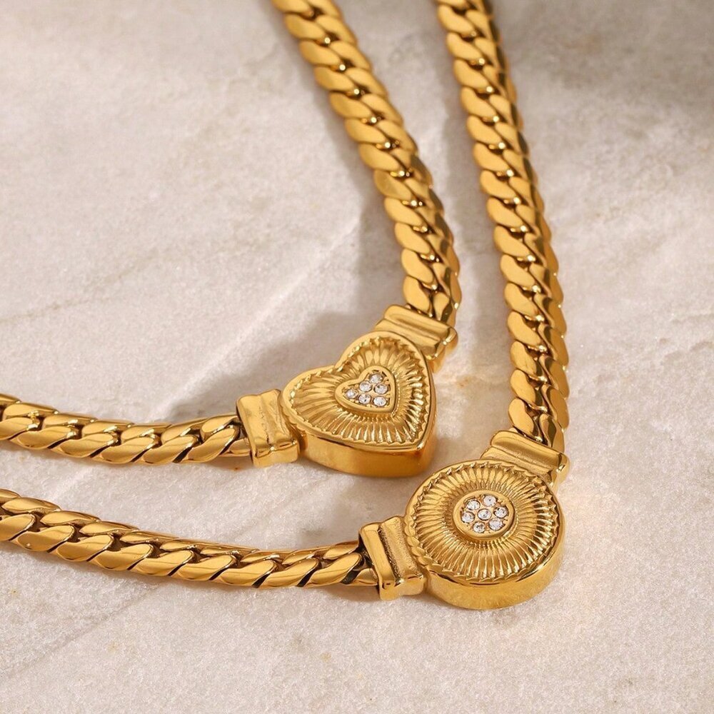 Golden Boho Women's Anti Tarnish Stainless Steel Rope Necklace - Picture 7 of 10